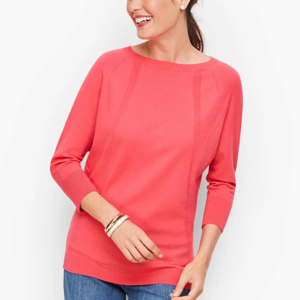Talbots three quarter length sweater